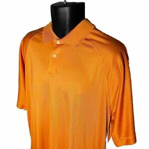Adidas Orange Golf Polo Climacool Men’s Large NWT